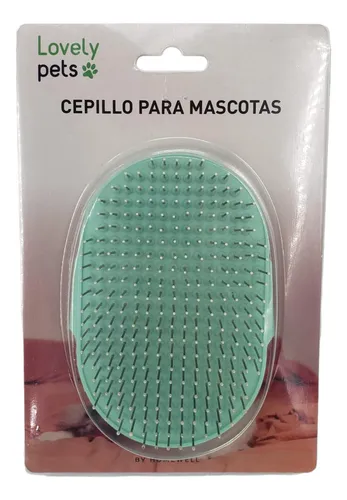 Cepillo Para Mascotas Celeste