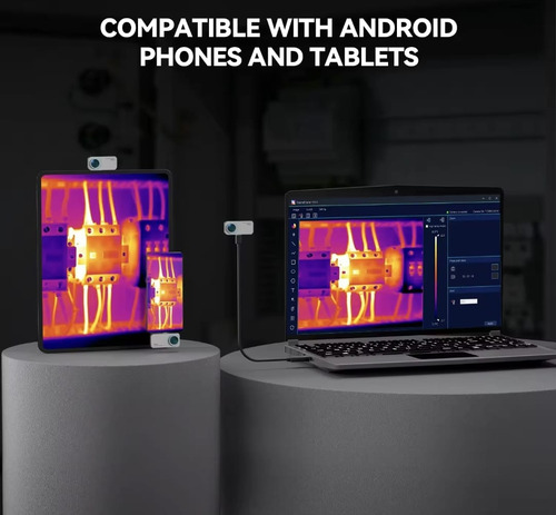 Mileseey Tr256i Câmera Térmica P/ Celular Usb C Android C/nf
