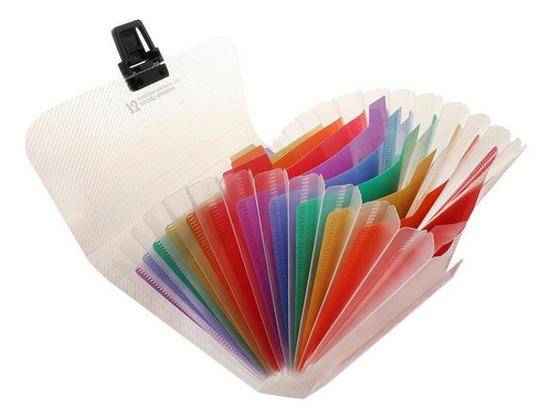 Mini Expansor De Pasta De Arquivos Portátil A6 De 13 Bolsos