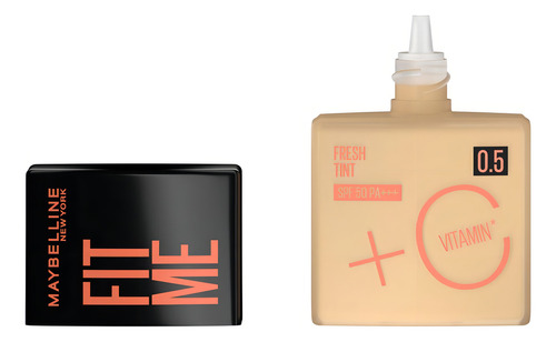 Base de maquillaje líquida Maybelline Fit Me 30ml Fit Me Fresh Tint Vitamin C SPF50 tono beige 05 - 30mL 30g