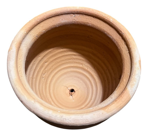 Caco De Barro Para Plantas Flores Ervas 17cm 03und
