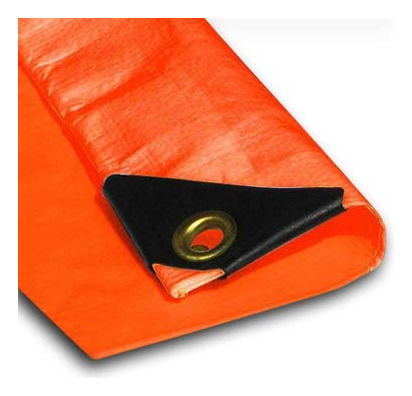 10 'x 14' Heavy Duty Premium Naranja Tarp 12 Mil Grosor