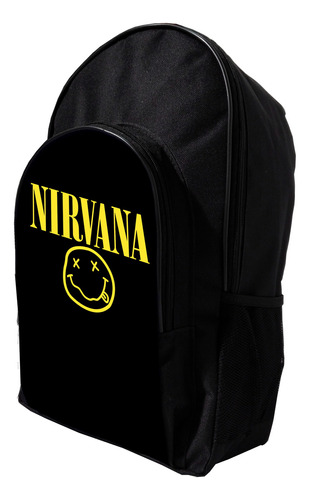 Mochila Escolar  De Nirvana #448
