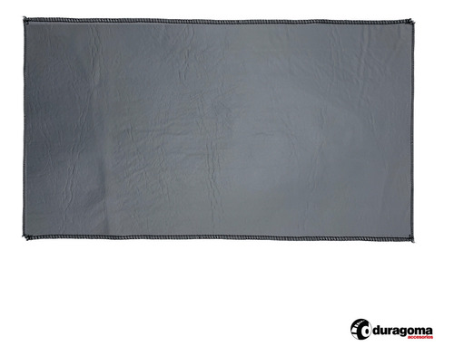 Set 4 Individuales De Mesa Ecocuero Cuerina Mantel gris oscuro