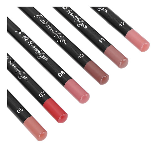 6pcs Lip Lip Liner Profesional Imploude Matte Matte Lip