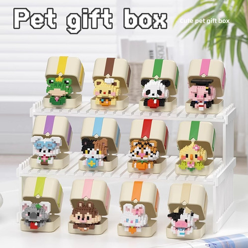 Caja Regalo Gato 289 Piezas Panda Conejo Lindo