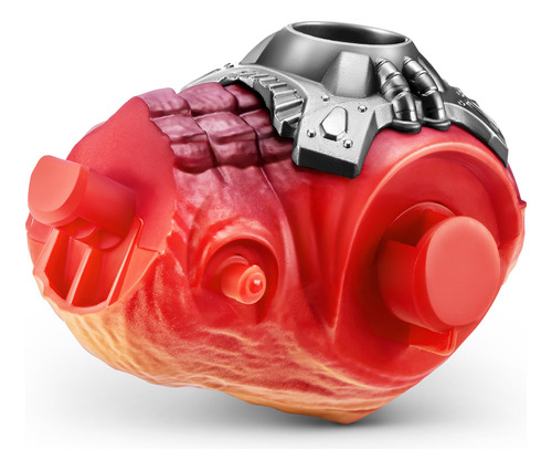 Dinosaurio Interactivo Armable Con Slime Dino Adn Robo Alive Color Rojo