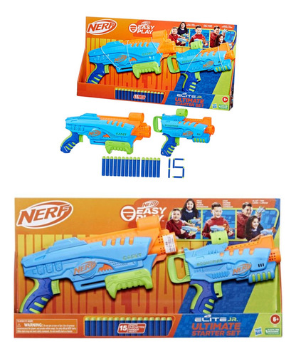 Lanzador De Dardos Nerf Elite Jr Kit