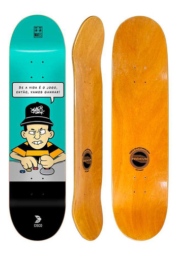 Shape 8.125 Marfim Premium Cisco Skate X Makes No Jogo