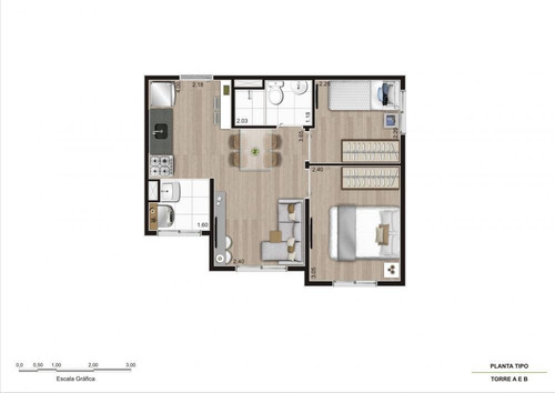 Imagem 26 de 29 de Compre Seu Apartamento Com 37,91 M² No Condomínio Joy Vila Ré Em Vila Ré, São Paulo | Sp. - Apl264492v