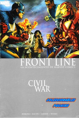 Marvel Comics Civil War Front Line Monster Edition Civilwar