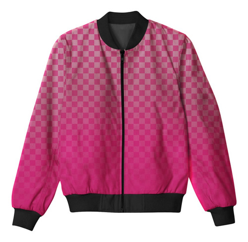 Campera Bomber Cuadros