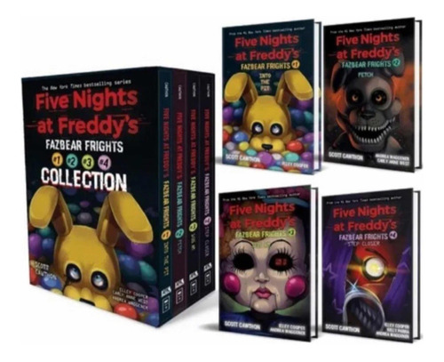 Saga Five Nights At Freddys - 4 Libros - Envío Gratis