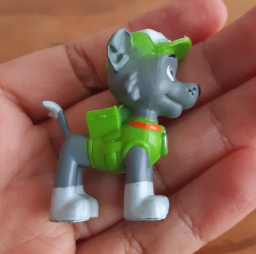 Mini Perrito Rocky Paw Patrol Patrulla Canina 4 Cm (Usado)