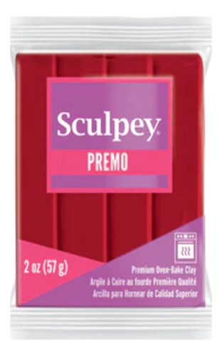 Sculpey Arcilla Polimerica Horneable Premo 57 Grs. Color Cayena
