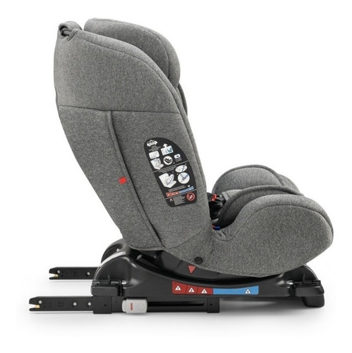 Imagem 3 de 5 de Cadeira Infantil Para Carro Fisher-price All-stages Fix 2.0 Cinza