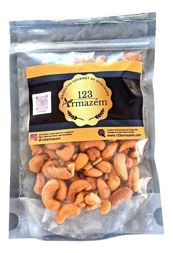 Imagem 3 de 7 de Castanha De Caju Premium Slw Inteira Torrada Sem Sal - 250g