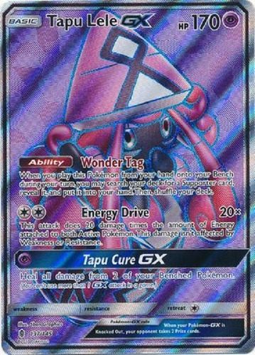 Tapu Lele Gx 137/145 Full Art Ultra Raro Pokemon Tcg