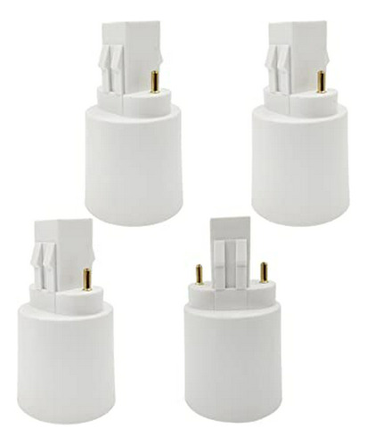 Adaptador Lámpara Gx23 A E26/e27 (4 Unidades)