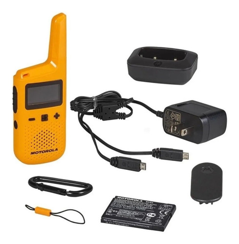 Imagen 2 de 7 de 8x Walkie Talkie Handy Motorola T380 Microusb 22 Canal 40km