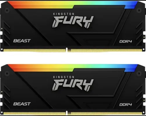 Memória Kingston Fury Beast Rgb 32gb 2x16gb 3200mhz Ddr4 | Frete
