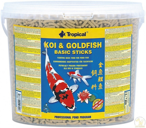 Tropical Koi & Goldfish Basic Sticks 900g