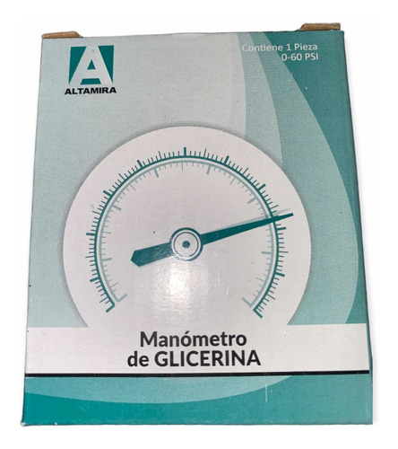 Manómetro Glicerina 0-60
