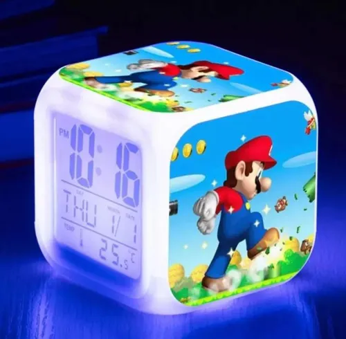 Reloj despertador mario bros sale