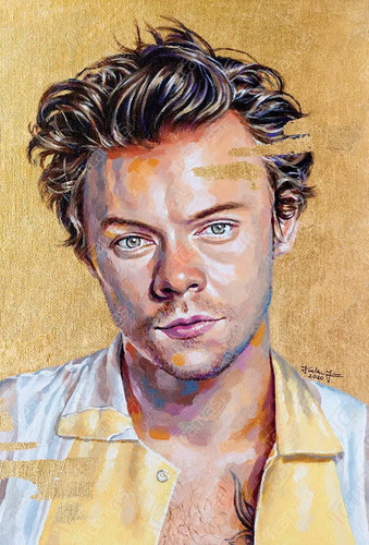 Harry Styles, Kit De Pintura De Diamante Para Bricolaje, 5d,