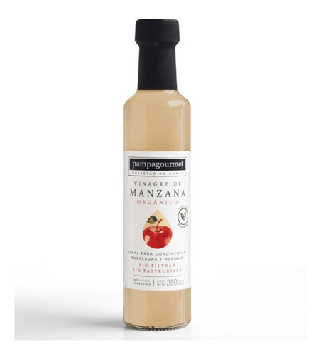 Vinagre De Manzana Organico X 250 Cc