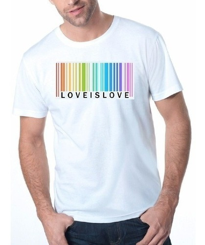 Remera Lgbt Pride / Codigo De Barra - Unisex #4