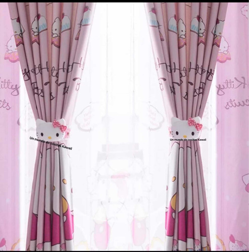 Hello Kitty Sanrio Cortineros 2piezas Kitty+melody