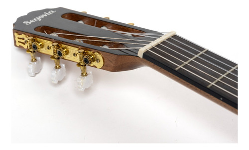Guitarra Clasica Criolla Segovia Medio Concierto E190n Color Marrón Claro