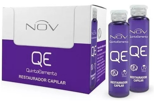 15 Ampollas Restaurador Capilar Quinto Elemento Nov X 15ml