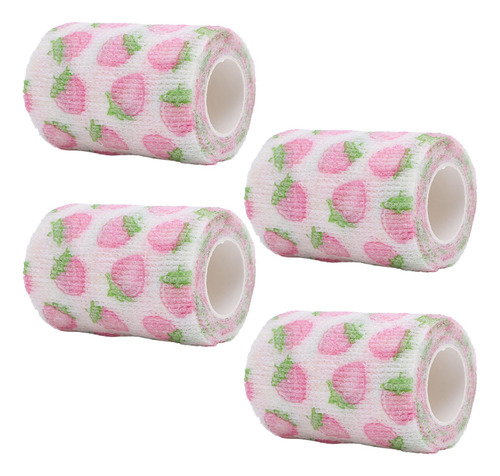 Vet Tape Wrap, 4 Unidades, Vendaje Autoadhesivo De 3 Pulgada