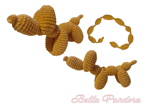 Muñeco Artesanal Tejido A Crochet Golloon Dog