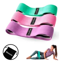 Comprar Set X3 Bandas Elasticas De Resistencia Bosco + Bolso