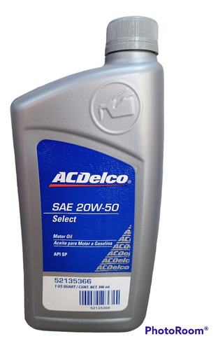 Acdelco Mineral 20w50 