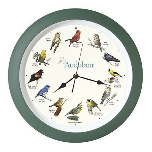 Mark Feldstein Y Associates Audubon Singing Bird Clock 13