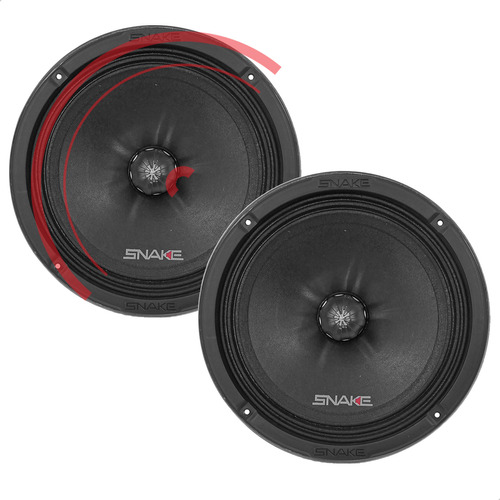 Par De Falantes Médio Snake 8 Pol Esv220 8 Ohms 220w Rms Top