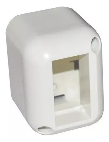 Caja 1 Modulo Color Blanco Presta Contacto Electricidad 