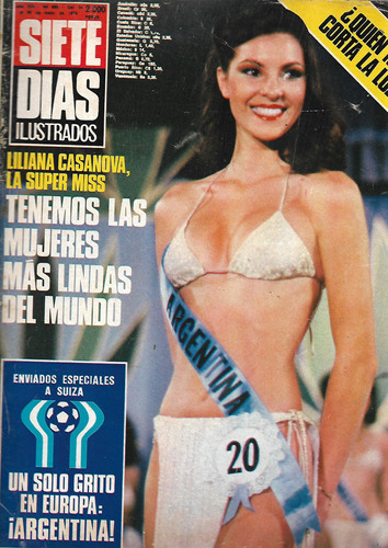 Siete Dias 1978 Mundial Fillol Monica Gonzaga Studio 54 Clay