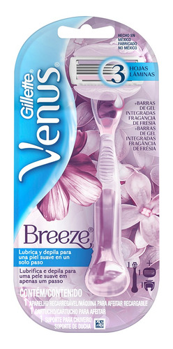 Máquina Afeitar Femenina Gillette Venus Breeze