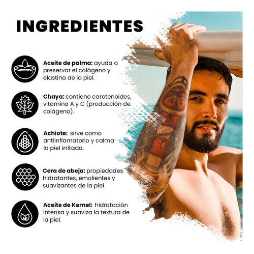 Maya Solar Bloqueador Para Tattoos. Protege Y Humecta Fps 50