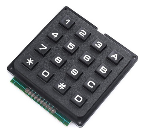 Teclado Matricial 4x4 Alfanumerico Con Pines Arduino