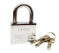 Comprar Candado Candados Seguridad Acero Solido 30 Mm 3 Llaves