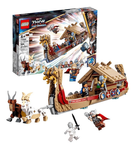 Lego 76208 Marvel Thor Amor E Trovão O Barco Das Cabras