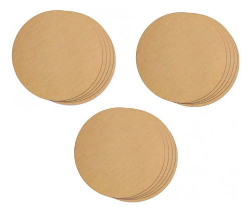 Bases Para Sousplat Mdf 18 Cm (conj. 15 Unidades)