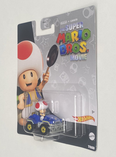 Hot Wheels Mario Kart - The Super Mario Bros Movie (toad)