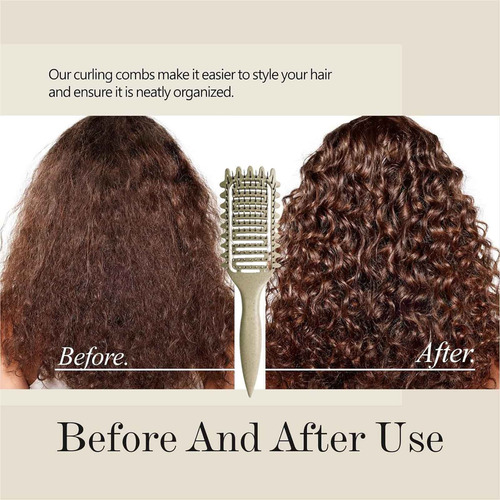 E Comb Curler Define Styling Brush Cepillo Para Cabello Riza